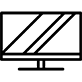 Flat screen TV - satellite channel and Canal+
